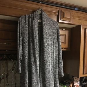Long sweater jacket